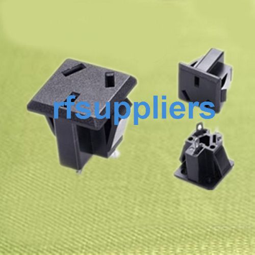 5X IEC Power Socket AC 3 Iron Pin Female Plug Converter Connector 10A 125-250V