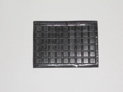 54 lot 3m ™ bumpon self adhesive black rubber feet 10mm x 2.5mm for sale