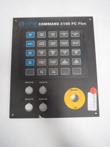 Hpm rb091-0002 command 2100 pc plus operator interface panel control b201116 for sale