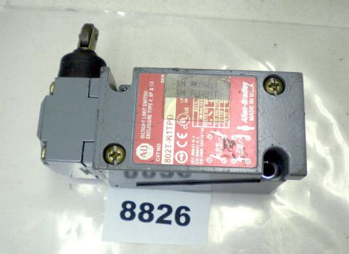(8326) Allen Bradley Limit Switch 802T-K1TPD