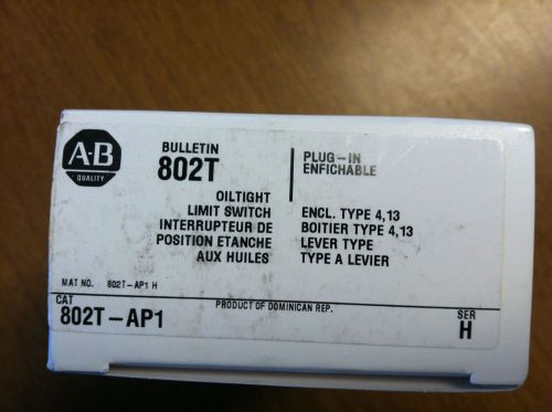 NIB 802T-AP1 LIMIT SWTICH Allen-Bradley
