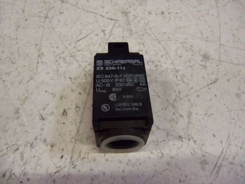 Schmersal zs 236-11z limit switch *used* for sale