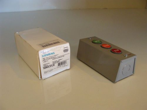 SIEMENS 50MA3HJE STANDARD DUTY CONTROL STATION 3 PUSH BUTTON NEW FREE SHIP IN US