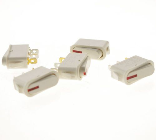 10 x 16A/250VAC SPDT Ellipse  O/F Neon Light Rocker Switch 3Pins KCD3-T85