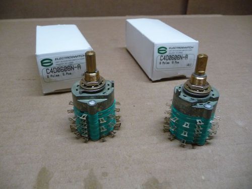 Electroswitch model c4d0606n-a rotary switch 6p6t 500ma 125v for sale