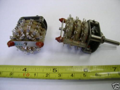 Rotary switch 12 pole 2 positions nos lot of 1 for sale
