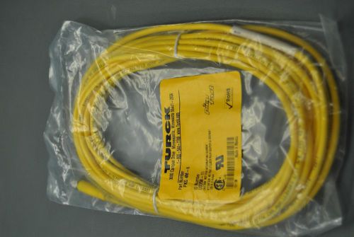 SEALED TURCK PKG 4M-6 CONNECTOR CABLE 125 VAC/ DC 2A (S10-1-9B)