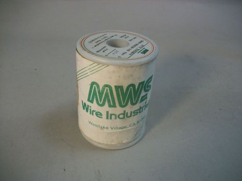 Mws wire industries 47 awg single polyester+ epoxy bond copper magnet 350 g for sale
