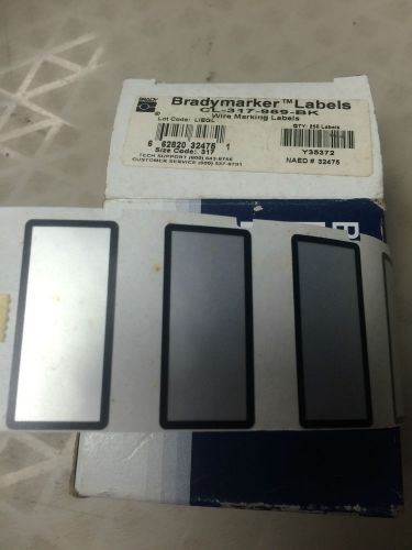 Brady cl-317-969-bk labels for sale