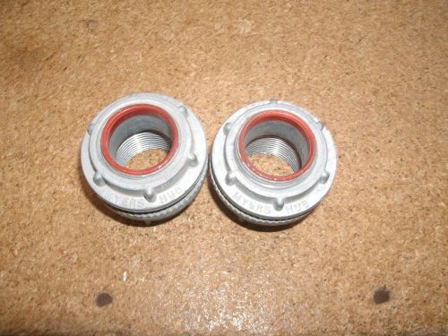 2- myers scru-tite, st-3, 1&#034; conduit hub for sale