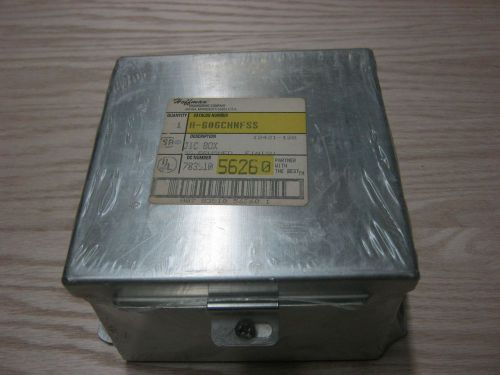 Hoffman a606chnfss stainless steel jic box enclosure for sale