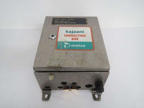 METSO A4310069V1.2 11X9X5 IN CONNECTION BOX STAINLESS ENCLOSURE B442491