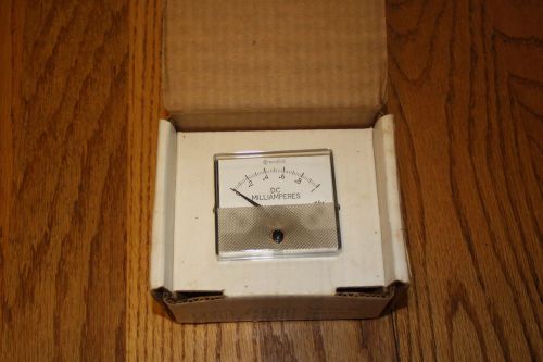 WESTINGHOUSE PANEL METER NEW IN BOX 1 MA DC, LOT #14