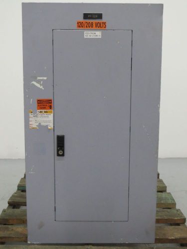 General electric ge aqf3301abx 125a 208/120v breaker distribution panel b294371 for sale