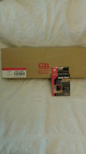 GARDNER BENDER CABLE BOSS STAPLES 10 BOXES(2500) 5/16-8mm INSULATED STAPLES