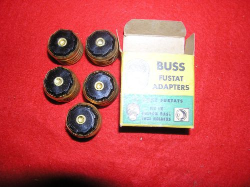 Five pc BUSS SA30 Buss FUSTAT Adapters for 30 Amp Fustats