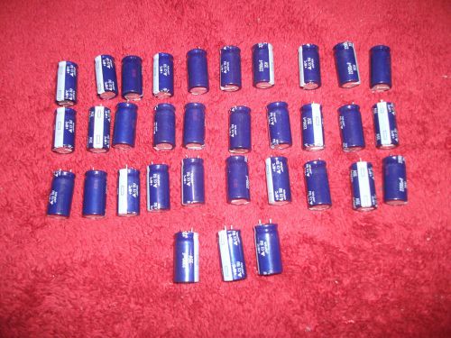 33 pc 2200uf 2200 uf, 35v radial  electrolytic capacitor. lot 1 for sale