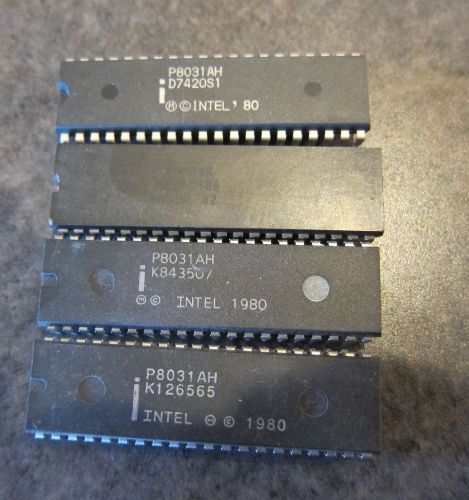 Intel p8031ah ceramic ic chip 4x total for sale