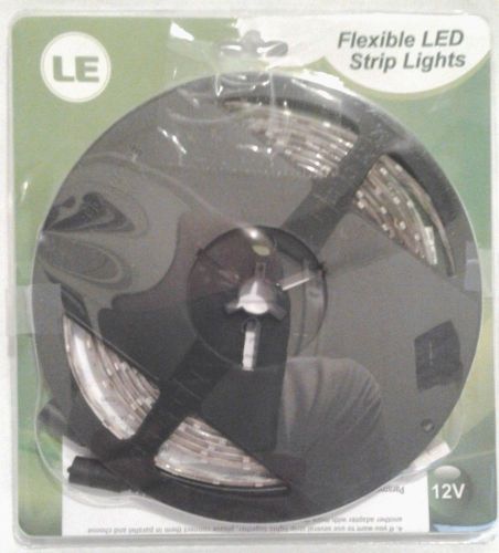 LE Lampux 12V Flexible LED Strip Lights, LED Tape, Warm White,  300 Units