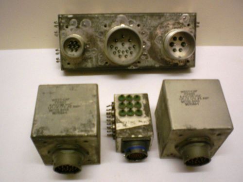 Military coinnectors with Built-In RFI Filters, Lot of 4,Made by West-Cap&amp;Others