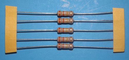 NEW 330K Ohm 1/2 Watt Carbon Film Resistors LOT OF 5