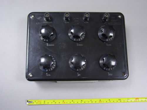 Russian Precision Variable Decade Resistor Resistance Box R33