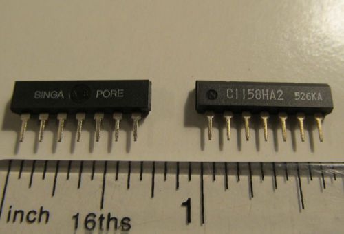 Semiconductors,NEC,UPC1158 HA2,7 Pin,Sip,SONY Original,8-759-103-75,2 PCS