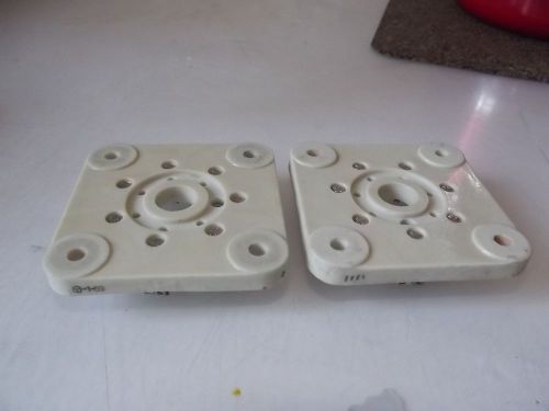 2 X Russian ceramic sockets for tubes 6S33S 6C33C 6S41S GU29 GU32 Used! PCS 2