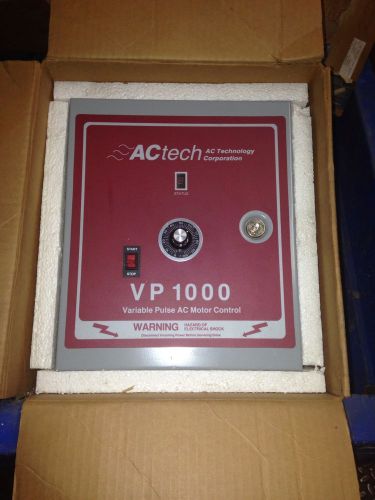 Ac Tech Variable Pulse Ac Motor Control VP 1000 Unused