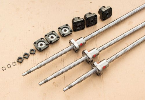 3 ballscrews RM1605-900/1300/1500mm with nuts +3set FK/FF12 (C)