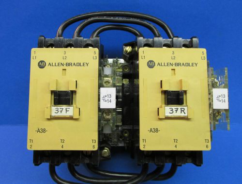 Allen Bradley Reversing Contactor 104-A38ND3 38A 120V coil Warranty