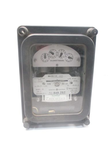 General electric ge 701x90g21 ds-63 2400v polyphase watthour meter d450208 for sale
