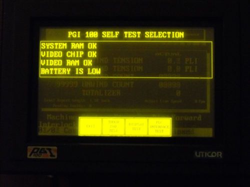 Uticor 100G-1M1R0 Touch Screen Interface