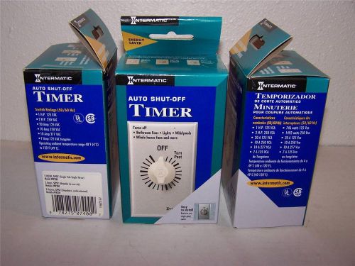 INTERMATIC FF2H COMMERCIAL TIMER 2 HOUR 120-277V SPST  NEW IN  BOX LOT OF 3