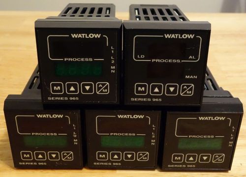 Lot of 5 Watlow 965A Temperature Controllers