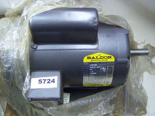 (5724) baldor motor l3576m 1/2 hp 115/230v 8/4 amps 1725 rpm 1 ph for sale