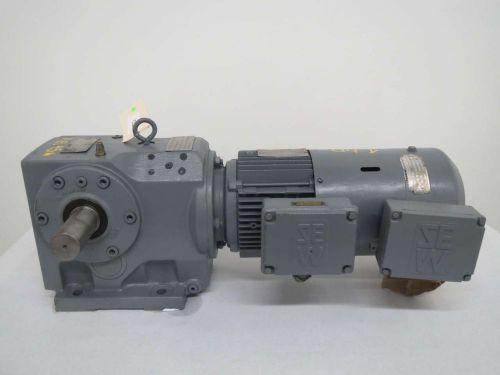 Sew eurodrive k76 gear 1hp 330/575v-ac 1080rpm 3ph electric motor b365328 for sale