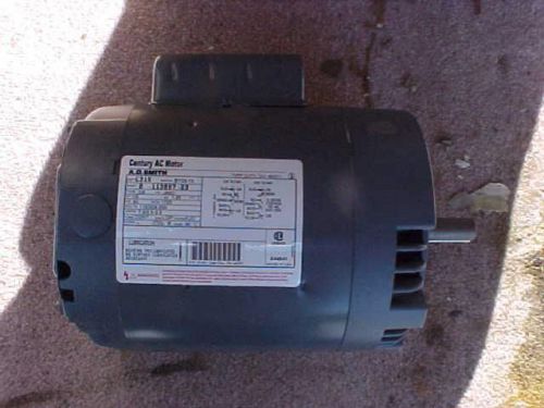 Ao smith century ac motor r315 1/2 hp 1725 rpm 7.2/3.5 amps type cs new!!! for sale