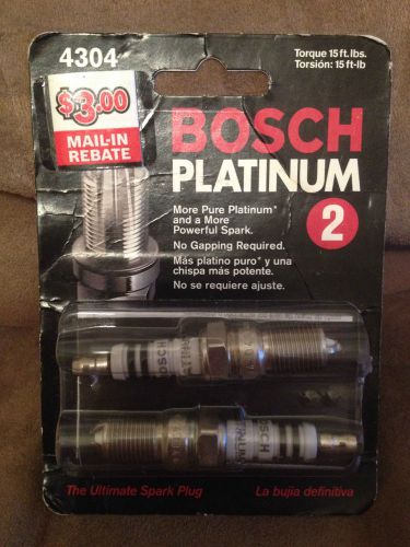 Bosch Platinum Spark Plug 2 UPC 028851011389