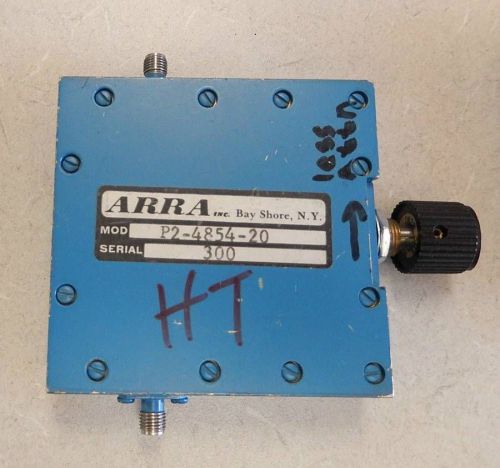 Arra P2-4854-20 Level Set Attenuator .8 - 2.5 GHz 20dB   013