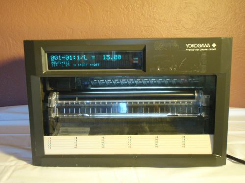 Yokogawa dr240 hybrid chart recorder with disk drive for sale