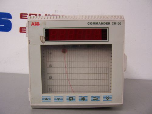 8344 abb commander cr100 digital chart recorder for sale