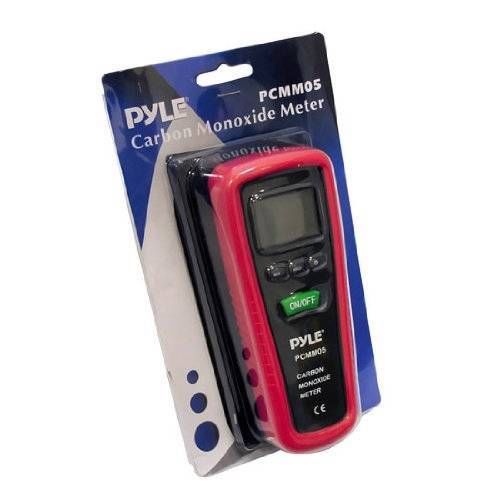 Pyle PCMM05 Carbon Monoxide Handheld Gas Meter With Alarm Digital LCD