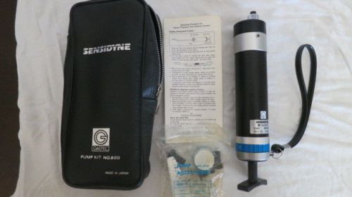 Sensidyne gastec gas detector model no. 800 for sale