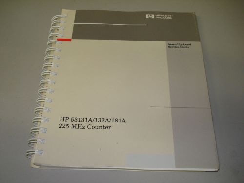 HP 53131A/132A/181A  Assembly-Level Service Manual P/N 53131-90039