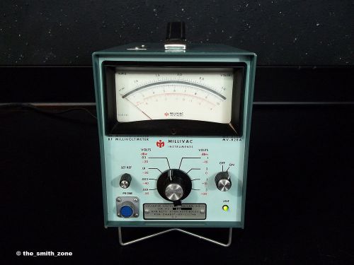 MILLIVAC INSTRUMENTS RF MILLIVOLTMETER MV-828A