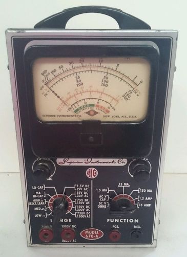 Vintage Superior Instruments Co. Super Meter Model 670-A