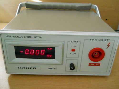 New digital 10kv ac/dc voltmeter high volt /  voltage meter,monitor,tester,hipot for sale