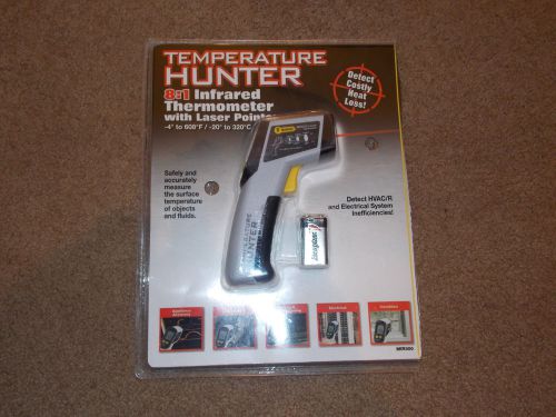 Mannix Temperature Hunter MIR300, Infrared Thermometer with Laser Pointer