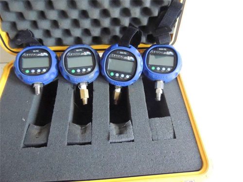 4 crystal m1 digital prssure test gauge gauges 30, 100, 300 and 3,000 psi for sale